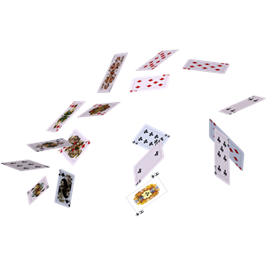 Flying cards PNG-8460